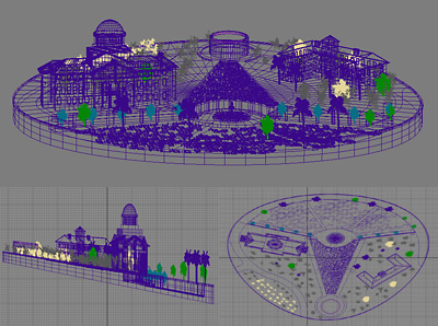 ������{�݂�3D�N���X�^��