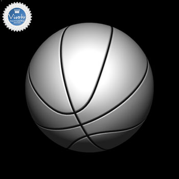 3D�N���X�^�� �o�X�P�b�g�{�[�� �ʐ^��