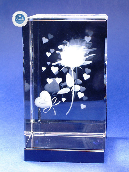 3D�N���X�^��  �o���ƃn�[�g