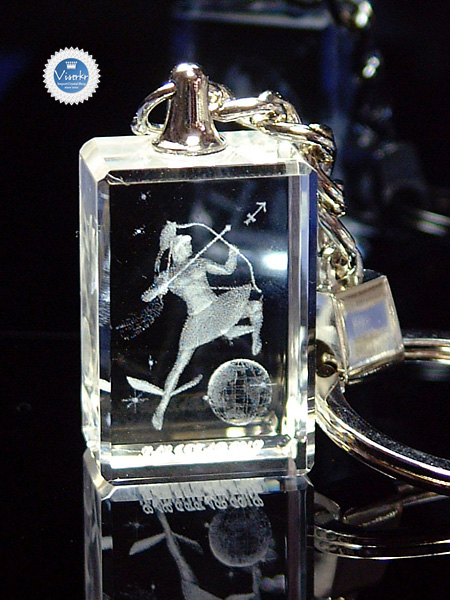 3D�N���X�^�� �L�[�z���_�[ �ˎ�� �ʐ^��