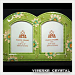 セラミックダブルドアフレーム 3x5'' 花