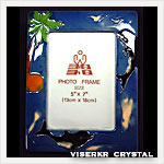 セラミック フォトフレーム 5x7'' イルカB