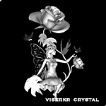 3D�N���X�^�� �Ԃ̗d�� �ʐ^��