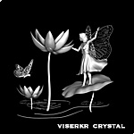 3D�N���X�^�� �Ԃ̗d�� �ʐ^��